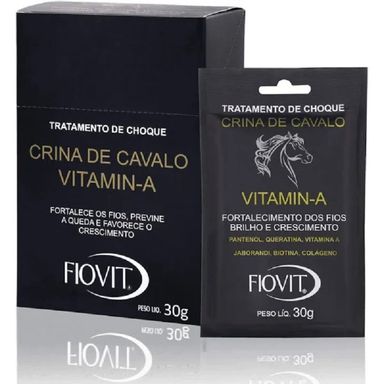 Sachê Tratamento Choque Fiovit Crina De Cavalo 30g