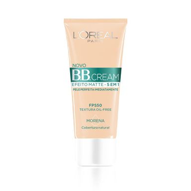 BB Cream L'oreal Matte 5 Em 1 Morena FPS50 30ml