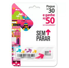 Etiqueta Eletrônica Sem Parar Sticker Pré Pago