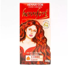 Tintura Creme Henna Hennfort Cobre 60ml
