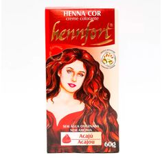 Tintura Creme Henna Hennfort Acaju 60ml