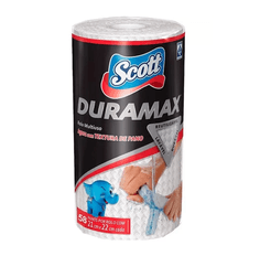 Pano Multiuso Reutilizável Scott Duramax Com 58 Unidades