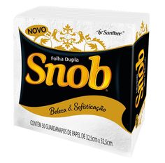 Guardanapo Snob Gala  32,5X32,5 Com 50 Unidades