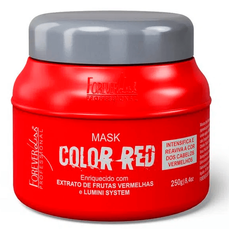 Máscara Pigmentante Forever Liss Color Red 250g - Lojas Rede