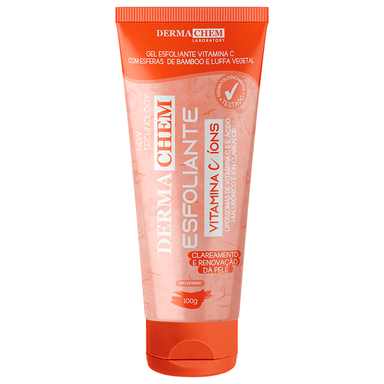 Gel De Limpeza Facial Dermachem Esfoliante Vitamina C 100g