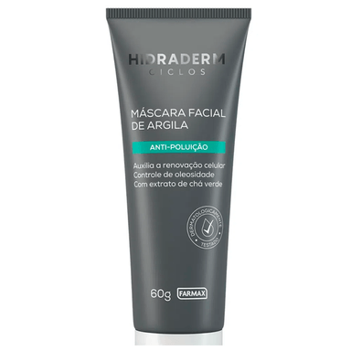 Máscara Facial Hidraderm Ciclos Argila Antipoluição 60g