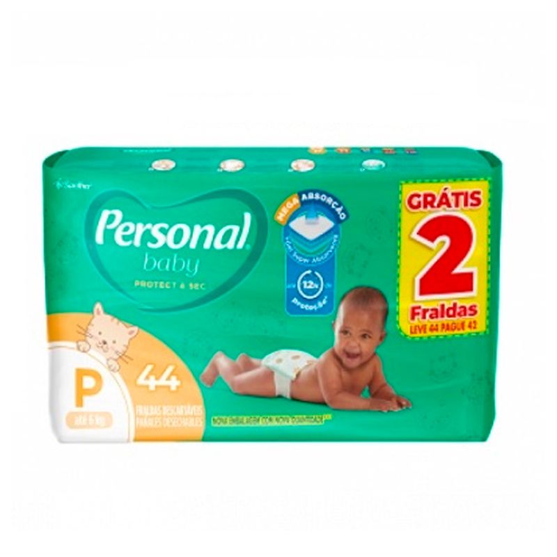 Fralda Personal Soft e Protect Tamanho M 44 Unidades Peso Indicado 5 -  9,5kg com o Melhor Preço é no Zoom