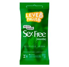 Preservativo Sex Free Menta Leve 8 Pague 6