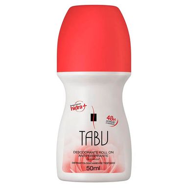 Desodorante Roll On Tabu 50ml - VENCIMENTO SETEMBRO 2025