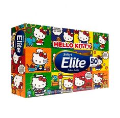 Lenço De Papel Softys Kids Hello Kitty Com 50 Unidades