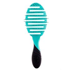 Escova De Cabelo Wet Brush Flex Dry Verde Cabo Preto