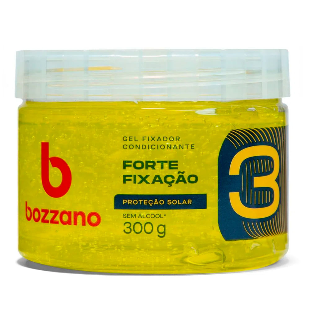 Gel Fixador Bozzano Amarelo Solar Forte 300g - Lojas Rede