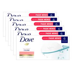 Kit Sabonete Em Barra Dove Micelar Anti-Stress 90g - 36 Unidades