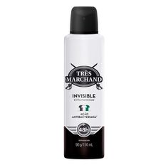 Desodorante Aerossol Antitranspirante Très Marchand Invisible 150ml