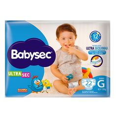 Fralda Descartável Babysec Ultra Sec Jumbo G - 22 Tiras