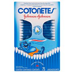 Cotonete Johnson's Hastes Flexíveis Com 75 Unidades