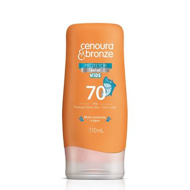 Protetor Solar Cenoura & Bronze FPS70 Kids 110ml