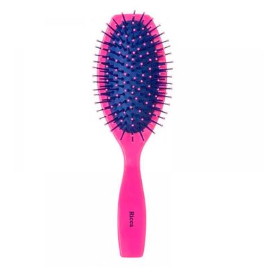 Escova De Cabelo Ricca Oval Almofadada - 2427