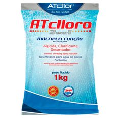 Cloro Atclloro 3 Em 1 Multifunção 1Kg