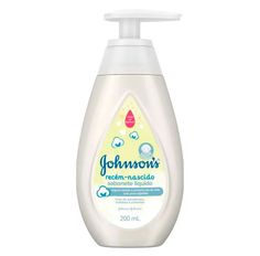 Sabonete Líquido Johnson's Baby Recém Nascido 200ml