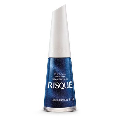 Esmalte Risqué Escuros Metálicos Azulcrination 8ml