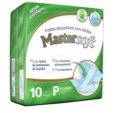 Fralda Geriátrica Mastersoft Regular P 10 Unidades