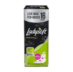 Absorvente Ladysoft Noturno Suave Com Abas Com 16 Unidades