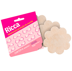 Adesivo Para Proteção Dos Mamilos Ricca 6 Unidades