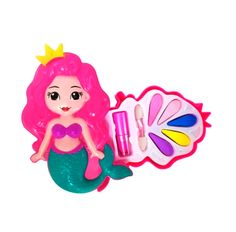 Estojo De Maquiagem Infantil Maria Pink Sereia