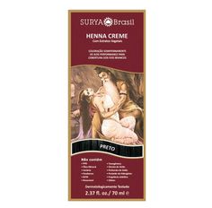 Tintura Creme Henna Surya Preto Surya