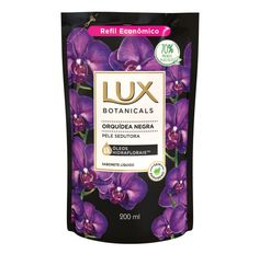 Sabonete Liquido Lux Refil Botanicals Orquidea Negra 200ml