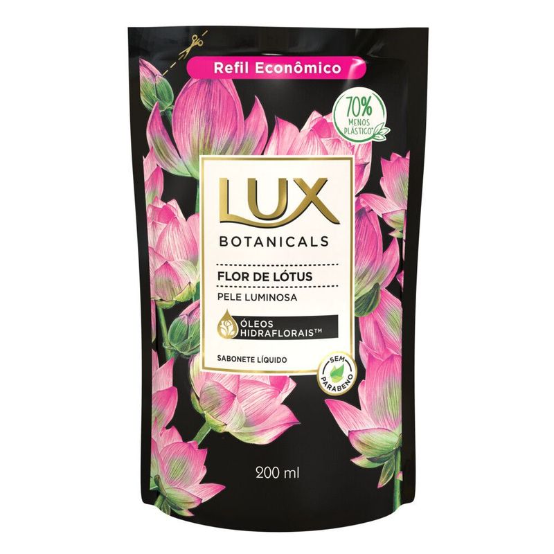 Refil Sabonete Líquido Lux Flor de Lótus 200mL