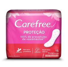 Protetor Diário Original Carefree Com Perfume 15 Unidades