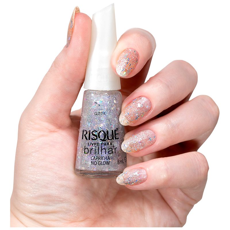 Esmalte Risqué Livre Para Brilhar Capricha No Glow - Lojas Rede