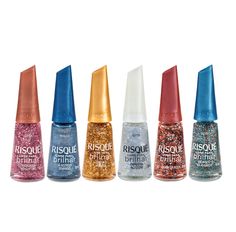 Kit Esmalte Risqué Livre Para Brilhar