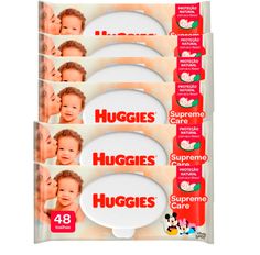 Kit Lenço Umedecido Huggies Supreme Care - 288 Unidades