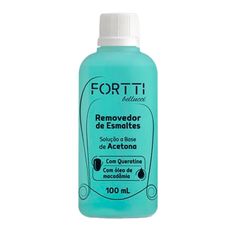 Removedor De Esmalte Fortti A Base De Acetona 100ml