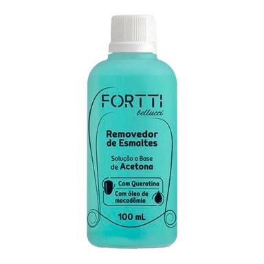 Removedor De Esmalte Fortti A Base De Acetona 100ml