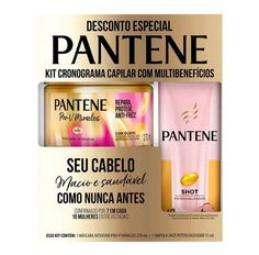 Kit Pantene Reconstrução Máscara Capilar 270ml+Ampola Shot Potencializador 15ml