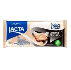 Chocolate Em Barra Lacta Laka Com Diamante Negro 80g