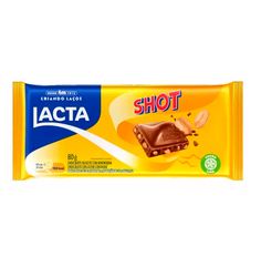 Chocolate Em Barra Lacta Shot 80g