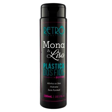 Escova Progressiva Plástica Dos Fios Retrô Cosméticos Mona & Lisa 300ml