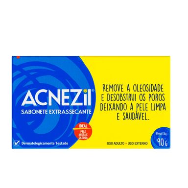 Sabonete Em Barra Facial Acnezil Extra Secante 90g