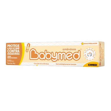 Pomada Para Assaduras Infantil Babymed Amendoas 40g