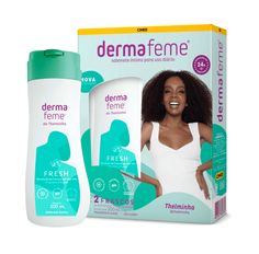 Kit Sabonete Íntimo Dermafeme Fresh 200ml