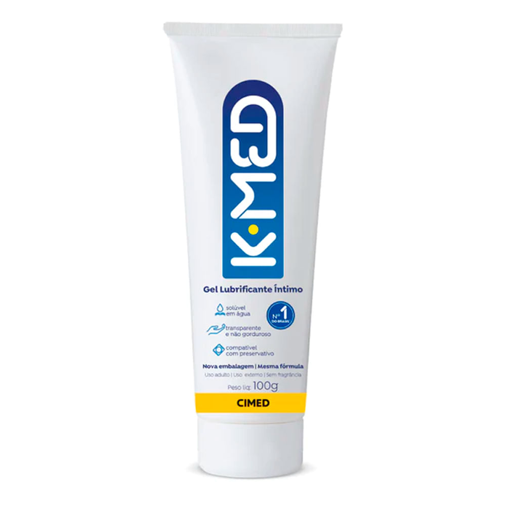 Gel Lubrificante Íntimo K Med 100g Lojas Rede 6598