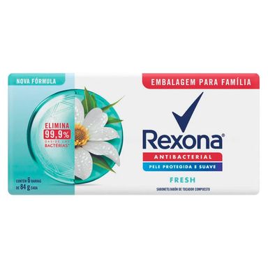 Sabonete Rexona Antibacterial Fresh - 6 Unidades