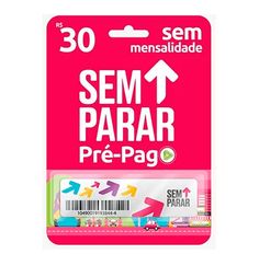 Etiqueta Eletrônica Sem Parar Pré-pago Sem Mensalidade