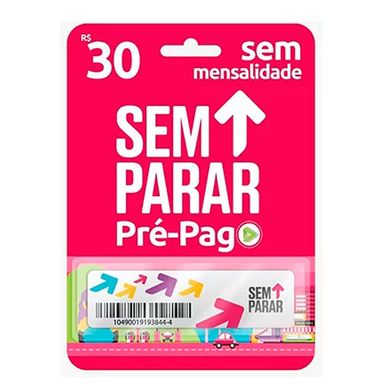 Etiqueta Eletrônica Sem Parar Pré-pago Sem Mensalidade