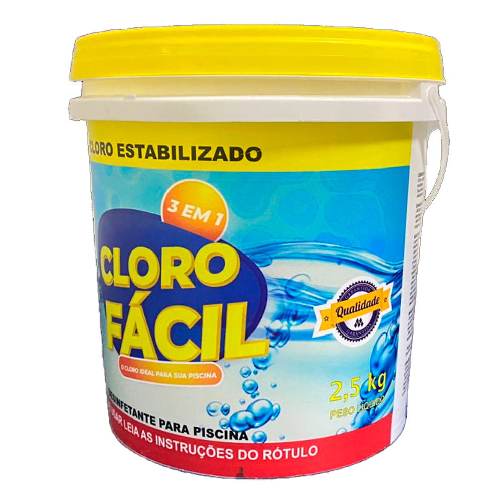 Cloro Ultraclor Fácil 3 Em 1 25kg Lojas Rede